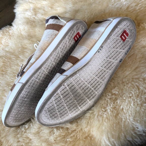 Nine West Canvas Striped Sneakers - Picture 5 of 6